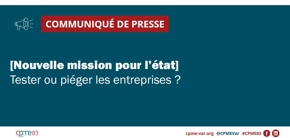Communiqué de presse CPME Var : Recrutement