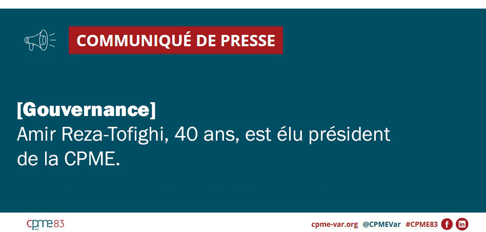 Communiqué de presse CPME Var : Gouvernance